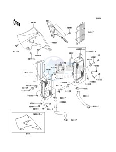 KX 125 M (M2) drawing RADIATOR