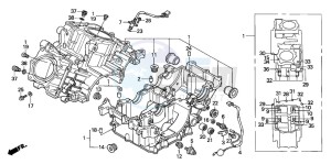 XL1000V VARADERO drawing CRANKCASE