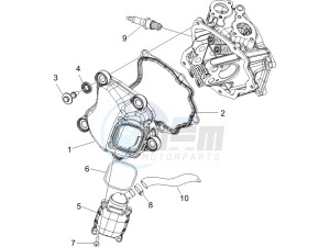 Runner 200 VXR 4t Race e3 (UK) UK drawing Cylinder head cover