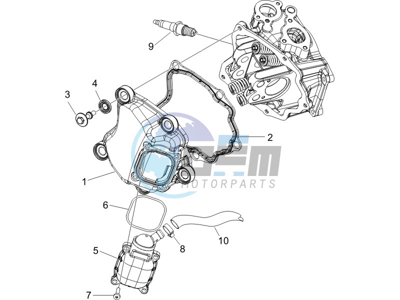 Cylinder head cover