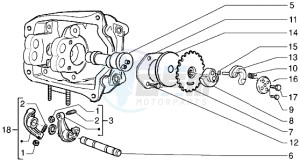 DNA 180 drawing Rocker levers support