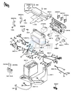 ZN 1300 A [VOYAGER] (A1-A4) [VOYAGER] drawing CHASSIS ELECTRICAL EQUIPMENT