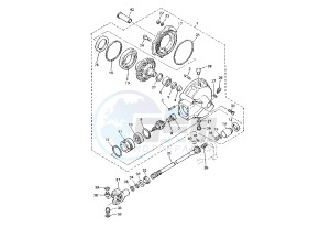 BT BULLDOG 1100 drawing REAR BEVEL GEAR