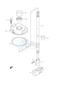 DF 140 drawing Clutch Rod C/R (S/N 680234 & Newer)