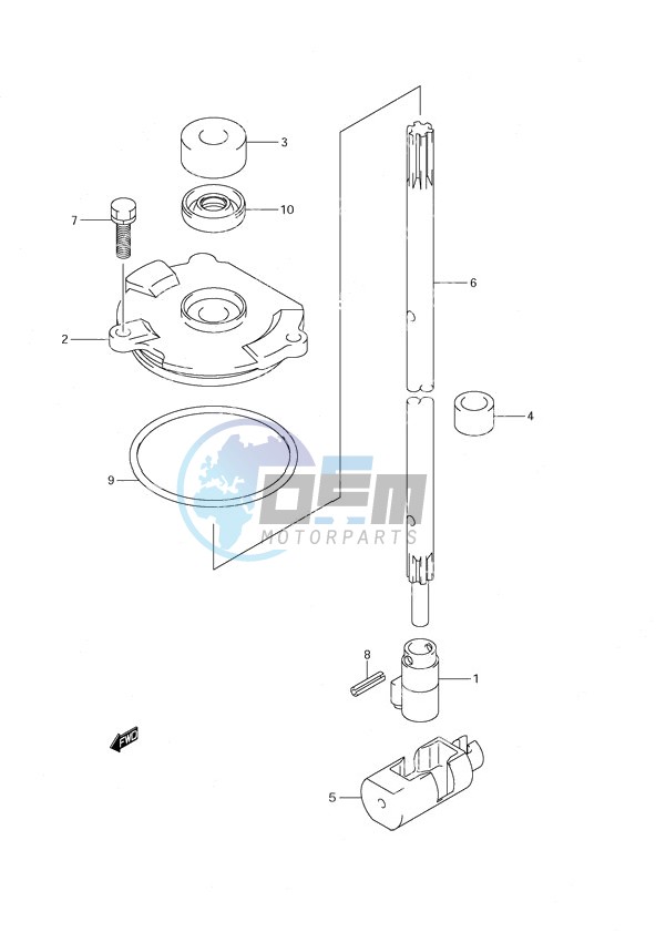 Clutch Rod C/R (S/N 680234 & Newer)