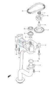 DF 300AP drawing Oil Pump