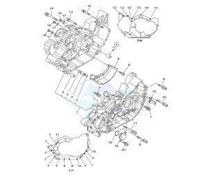 MT-01S 1700 drawing CRANKCASE