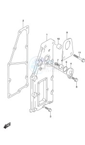 DF 175 drawing Exhaust Cover