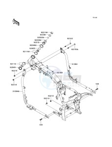 VN 2000 H [VULCAN 2000 CLASSIC] (8F-9F) H8F drawing FRAME