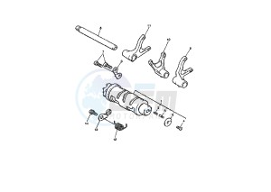 XJR 1300 drawing SHIFT CAM-FORK