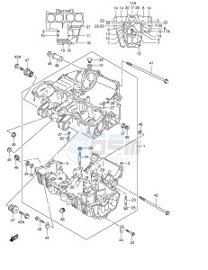 GSF600 (E2) Bandit drawing CRANKCASE