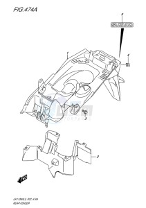 UK110NX ADDRESS EU drawing REAR FENDER