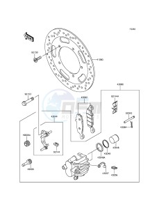 VULCAN 900 CUSTOM VN900CGF GB XX (EU ME A(FRICA) drawing Front Brake