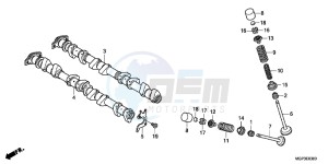 CBR1000RRE Fireblade 2ED drawing CAMSHAFT/ VALVE