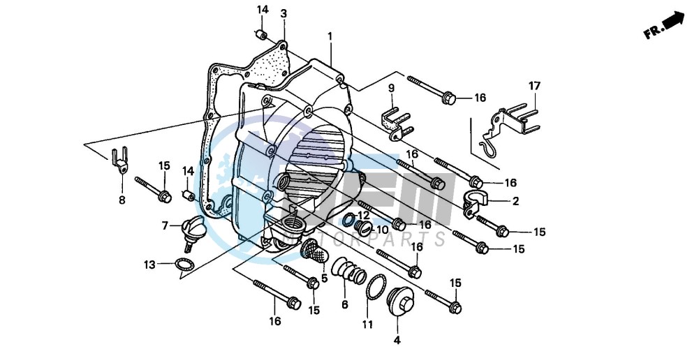 RIGHT CRANKCASE COVER