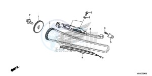 NC700SAD NC700S ABS 2ED - (2ED) drawing CAM CHAIN/ TENSIONER