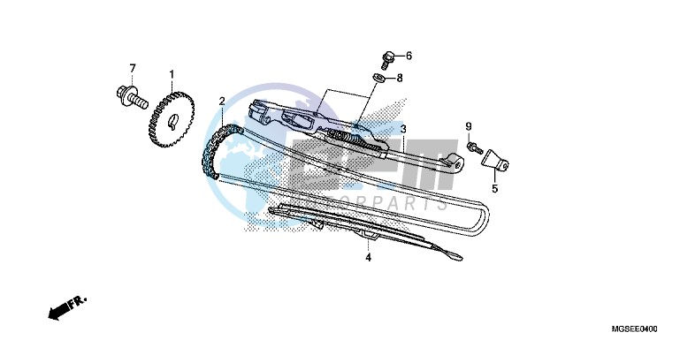 CAM CHAIN/ TENSIONER