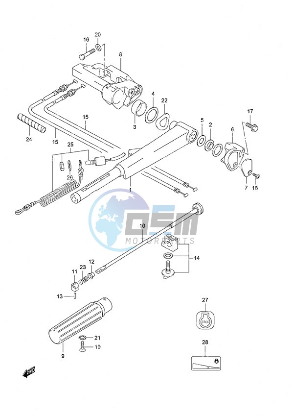 Tiller Handle