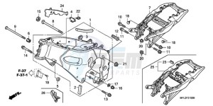 CBR1000RAA Europe Direct - (ED / ABS) drawing FRAME BODY