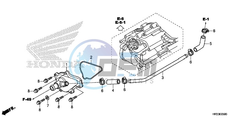 WATER PUMP COVER