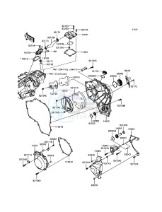 NINJA H2R ZX1000YHF EU drawing Engine Cover(s)