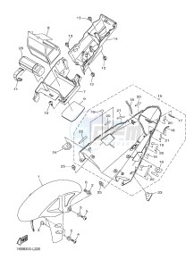 YZF-R1 YZF-R1M 998 R1 (2SG5 2SG6) drawing FENDER