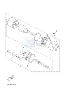 YP400R X-MAX 400 (1SD4 1SD4 1SD4) drawing STARTING MOTOR