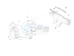 GTS 300 SUPER-TECH IE ABS E4 (APAC) drawing Handlebars coverages