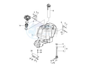 Runner 125 VX 4 (UK) UK drawing Fuel Tank