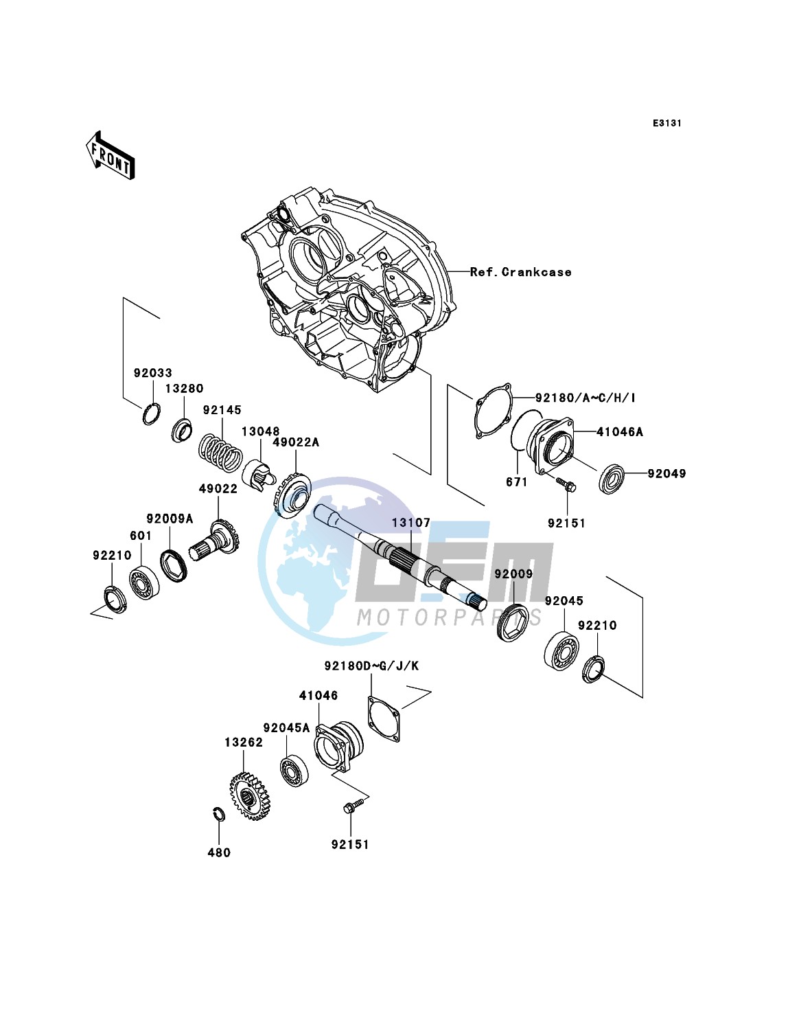 Front Bevel Gear