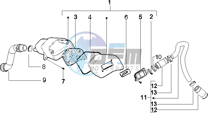 Secondairy air box