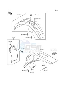 KX 250 L [KX250] (L2) [KX250] drawing FENDERS