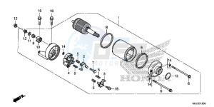 NC750XDE NC750XD Europe Direct - (ED) drawing STARTING MOTOR