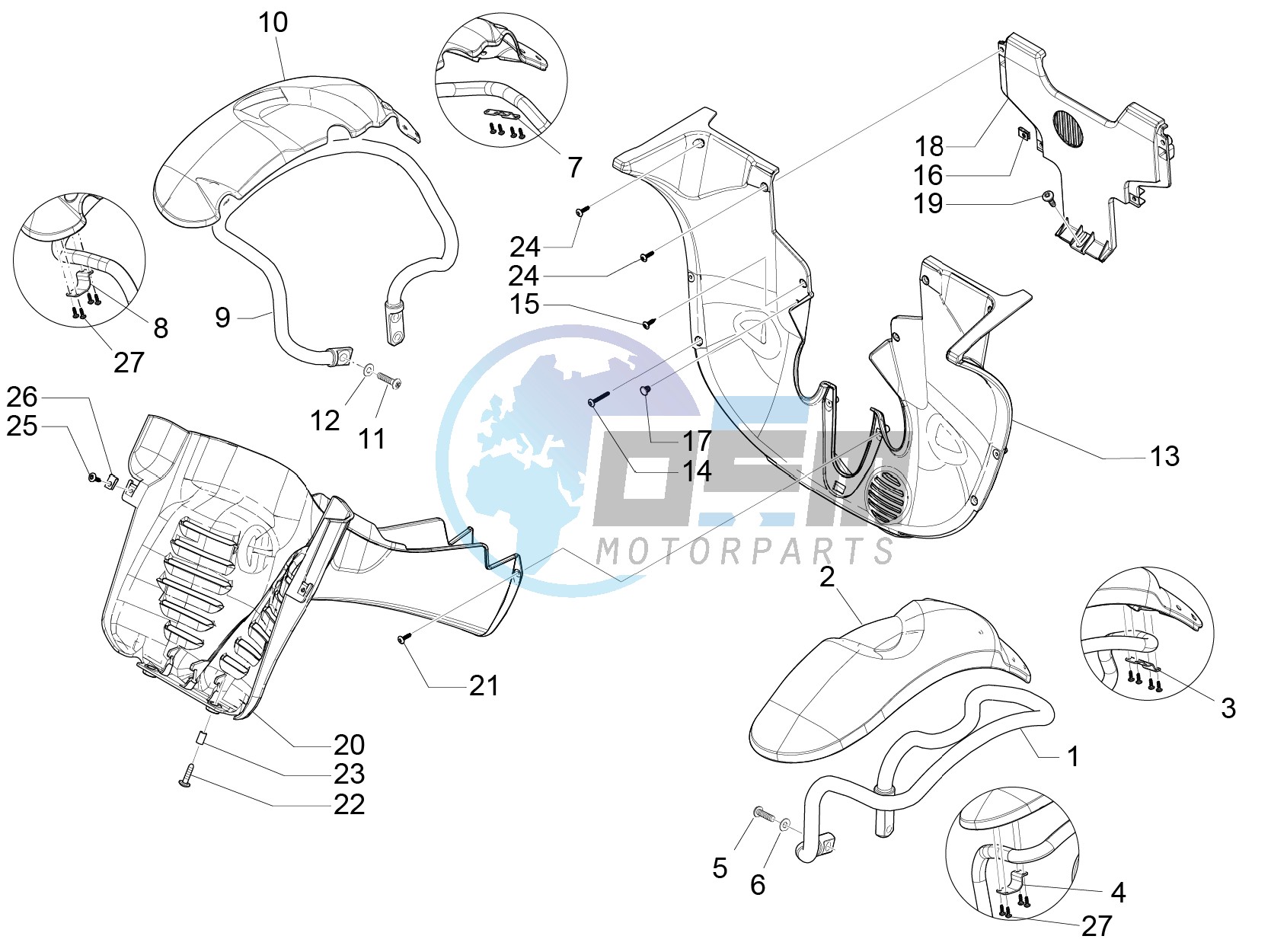 Wheel housing - Mudguard