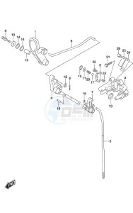 DF 25A drawing Clutch Rod Non-Remote Control