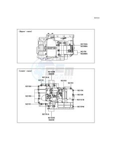 VERSYS_ABS KLE650DEF XX (EU ME A(FRICA) drawing Crankcase Bolt Pattern