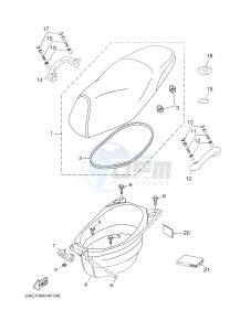 OVETTO 4 50 OVETTO 4 (2AC8 2AC8) drawing SEAT