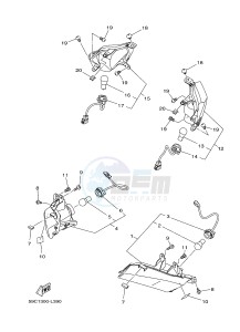 XP500A T-MAX 530 (59CN) drawing FLASHER LIGHT