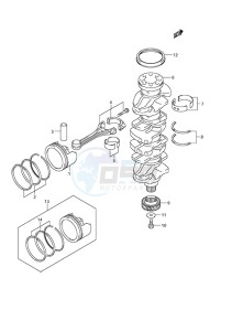 df 175 drawing Crankshaft