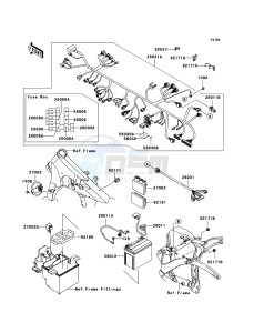 VN900_CLASSIC VN900BBFA GB XX (EU ME A(FRICA) drawing Chassis Electrical Equipment