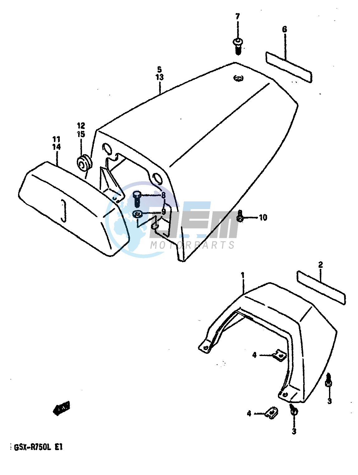 SEAT TAIL COVER (MODEL L)