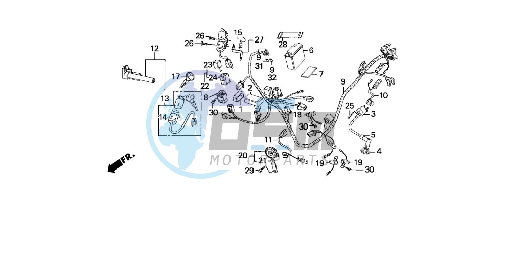 WIRE HARNESS/BATTERY