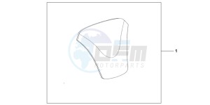 CB900F CB900 HORNET drawing TANK PAD