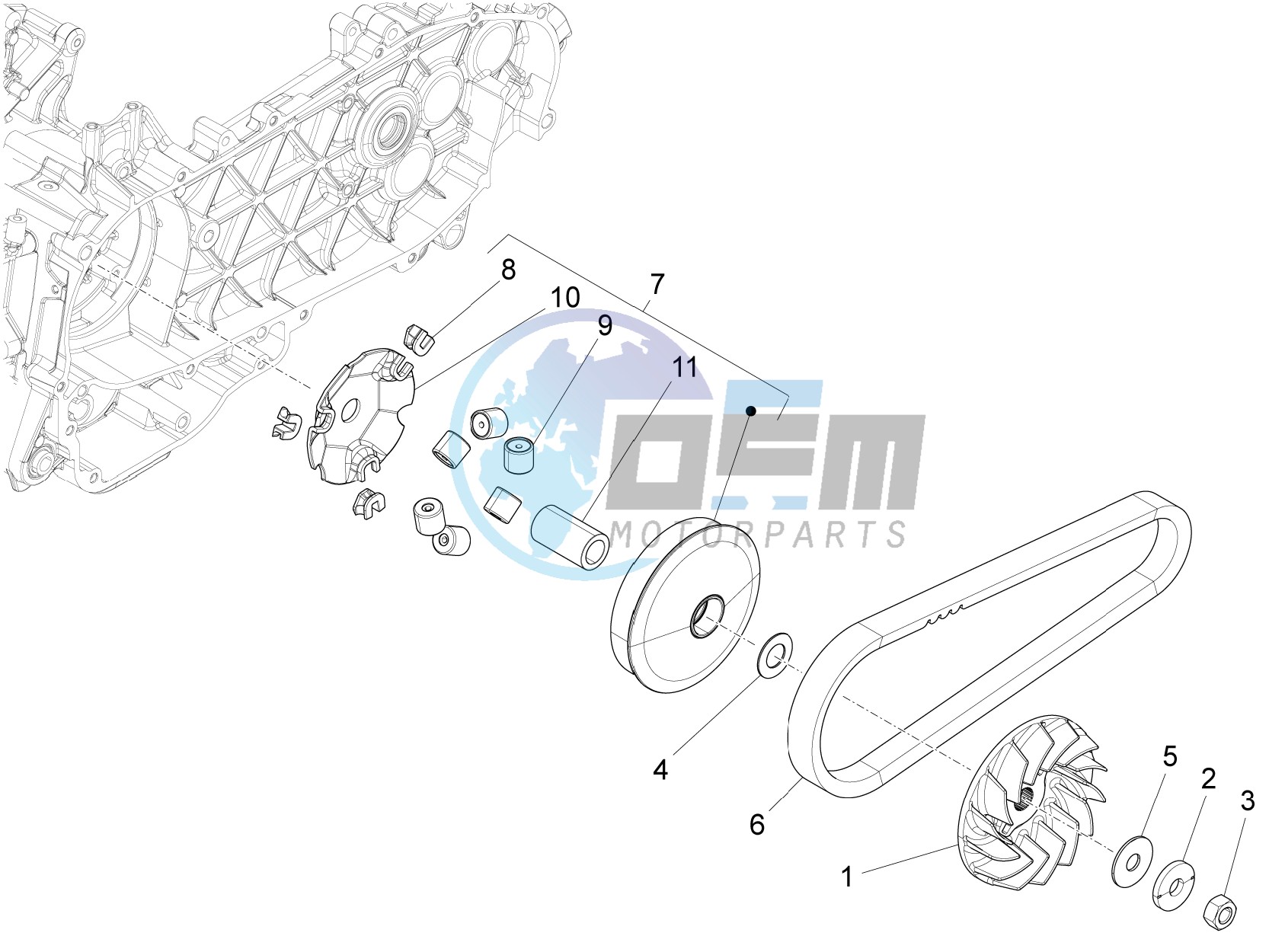 Driving pulley