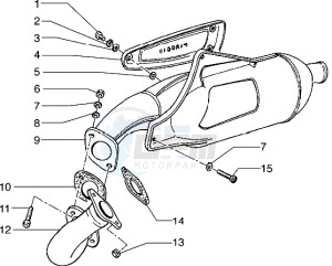 Hexagon 150 EXV1T 150cc drawing Silencer