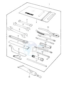 KZ 1000 D [Z1R] (D3) [Z1R] drawing OWNER TOOLS -- 80 D3- -