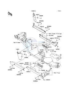 MULE_4010_TRANS_4X4_DIESEL KAF950GDF EU drawing Side Covers/Chain Cover