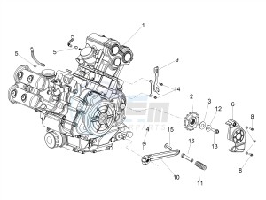 SHIVER 900 E4 ABS NAVI (NAFTA) drawing Engine-Completing part-Lever