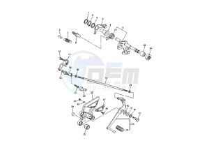 FZ6 600 drawing SHIFT SHAFT