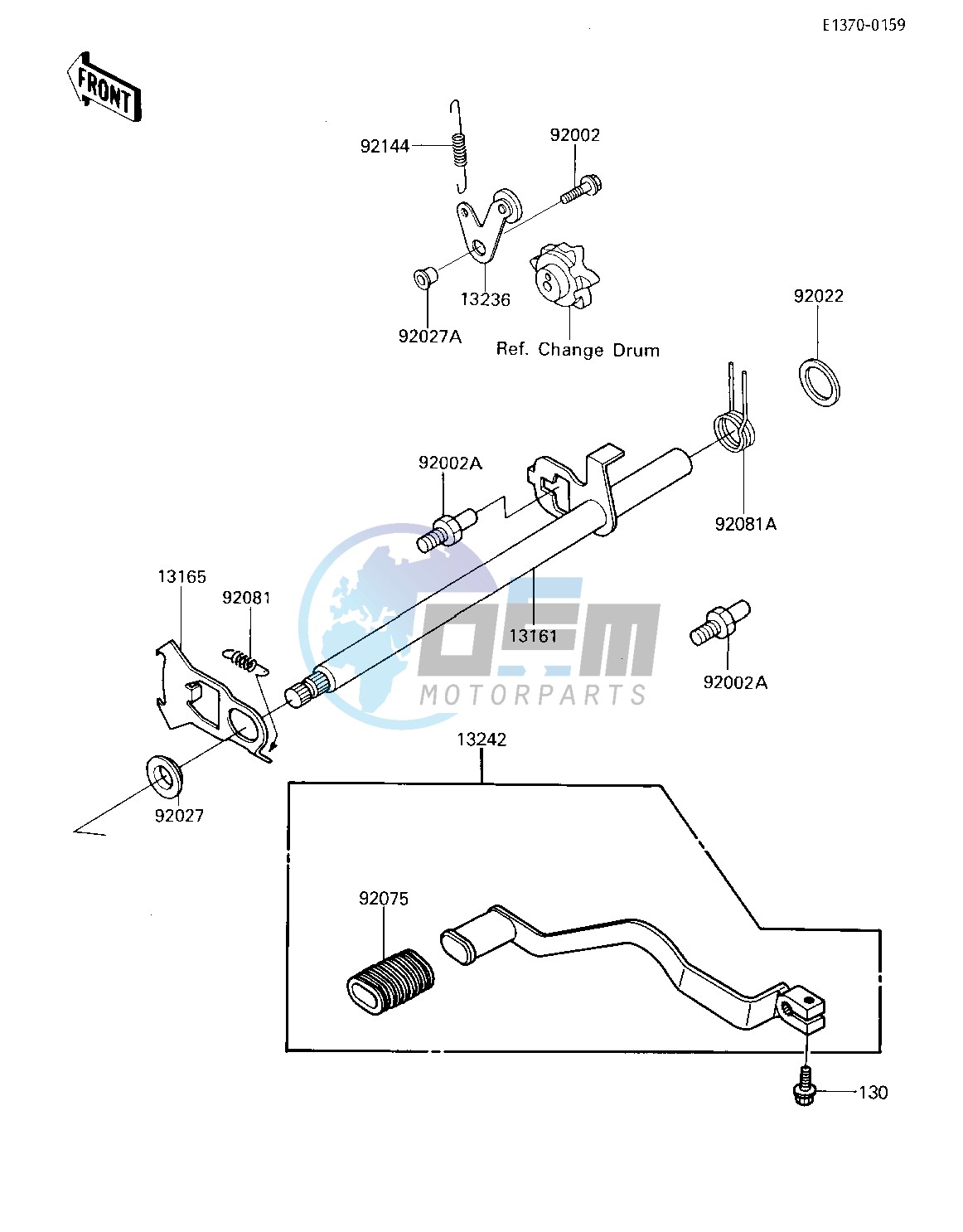 GEAR CHANGE MECHANISM